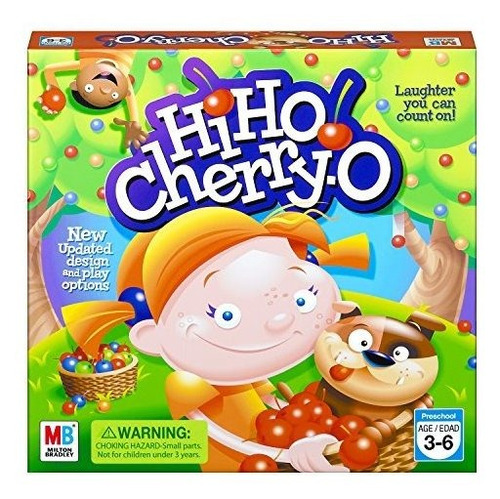 Jogo De Tabuleiro Hasbro Hi Ho Cherryo Para 2 E 4 Jogadores