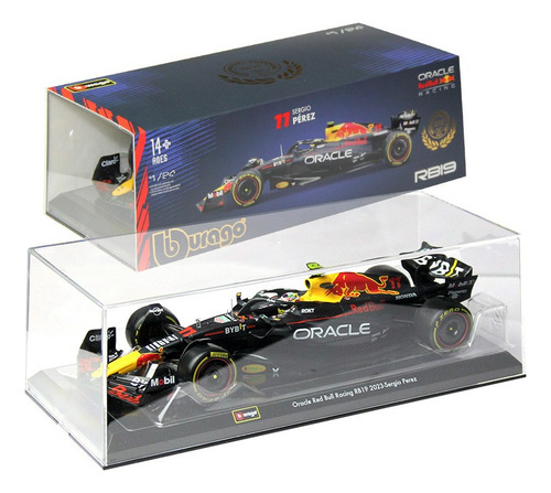 Burago F1 Redbull Rb19 #11 Checo Sergio Pérez Fórmula 1:24