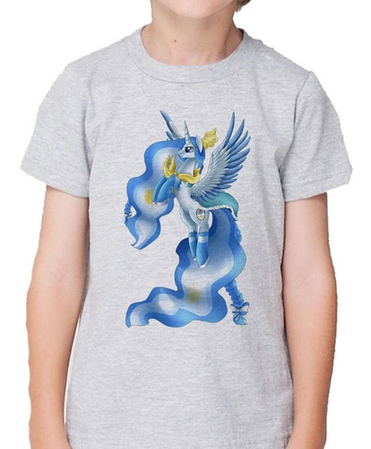 Remera De Niño Pony Argentina Bandera Dibujo Diseño