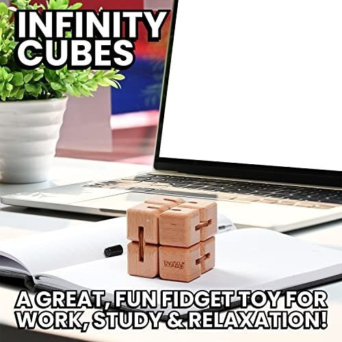 Bunmo Cubos Infinitos De Madera - Juguete Grande Infinity Cu