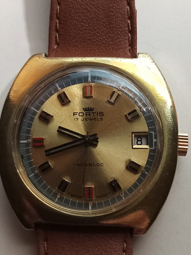 Reloj Vintage Fortis, Cuerda Manual, Hombre 