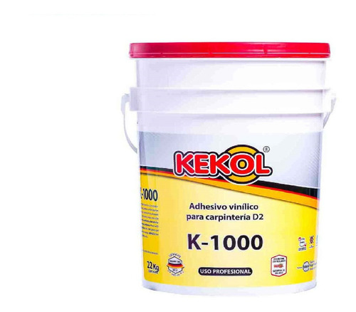 Kekol K1000 X 22 Kg Adhesivo Vinilico Cola De Carpintero