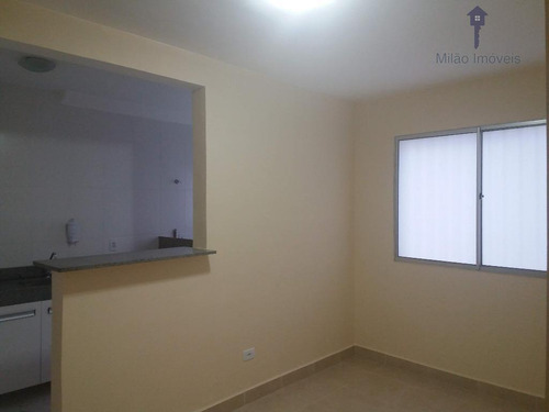 Apartamento Com 2 Dormitórios À Venda, 47 M² Por R$ 165.000 - Parque Sicília - Campolim - Votorantim/sp - Ap0669