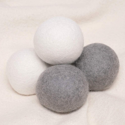 Imagen 4 de 9 de Set De 4 Bolas Xl De Secadora Lana Primera Calidad Orgánico