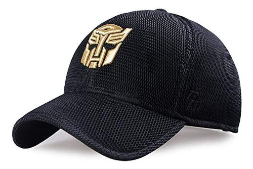 Gorra De Béisbol Riorex Negro Y Dorado Snapeback Opcional Aj