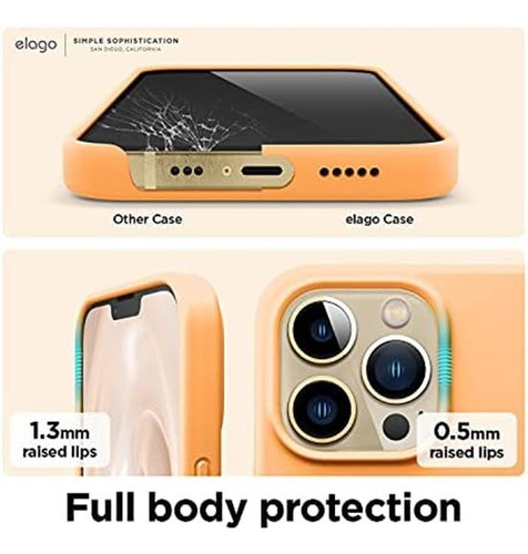 Funda Elago Para iPhone 13 Pro-naranja