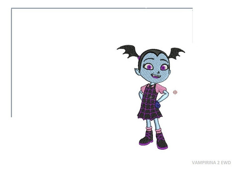 Matrices Maquinas Bordadoras Vampirina Pes Jef Dst Otros  