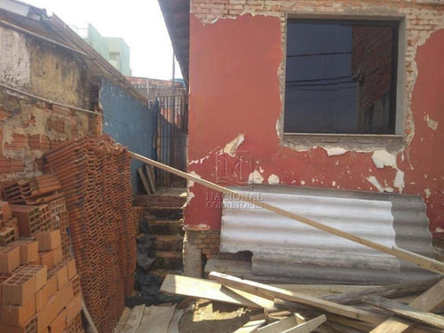 Terreno À Venda, 100 M² Por R$ 200.000 - Parque Novo Oratório - Santo André/sp - Te0874