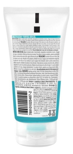 Neutrogena Gel Limpeza Facial 60g Pele Oleosa Oleosa