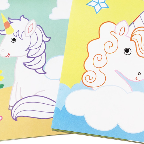 Set 2 Block Para Colorear Unicornios Libro Para Colorear