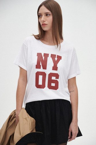 Remera Nyc 06 Mujer Sweet Estampada