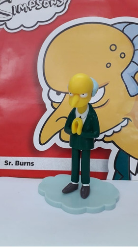 Figura - The Simpson - Sr. Burns  N° 6 + Fascículo 