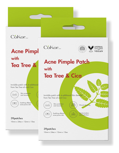 Cokor Zone - Parches De Espinillas Coreanas Para Acne (paque