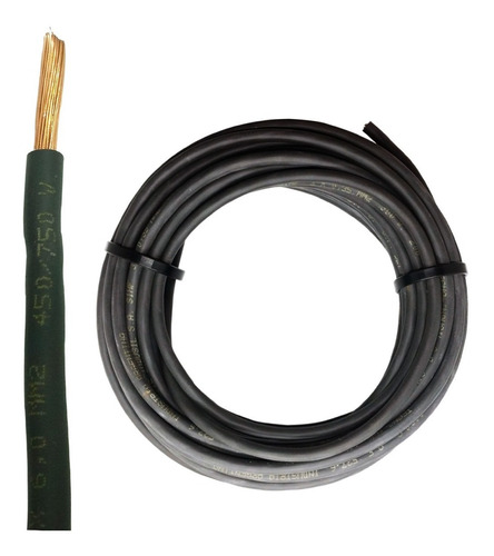 Cable Alta Temperatura 1x1,0 Mm2 Siliconado Rollo 10 Metros