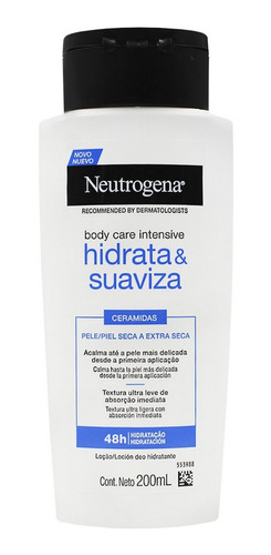 Hidratante Corporal Body Care Intensive Neutrogena X 200 Ml