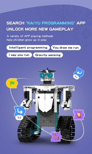 Robot Educativo Niños Para Armar 557pz Aprende Programacion