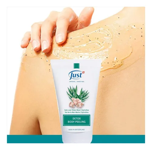 Gel De Tox Exfoliante Corporal Just Mar Muerto Y Espirulina