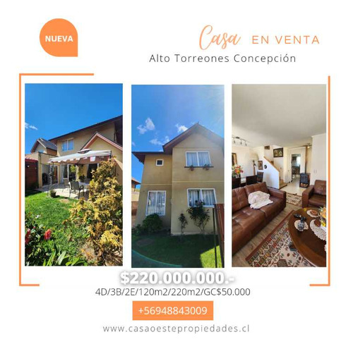 Casa En Condominio En Torreones Concepción