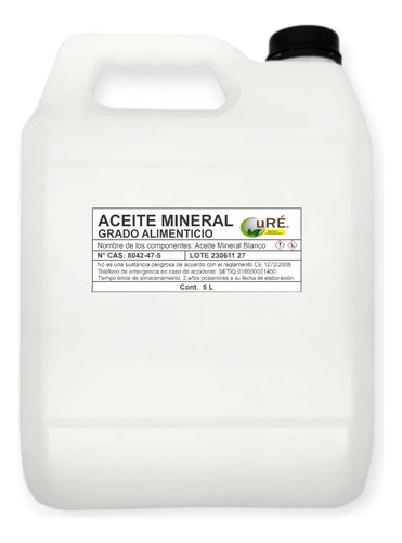 Aceite Mineral 5 Lt Masajes,spa,vacum,velas,tablas,cosmetica