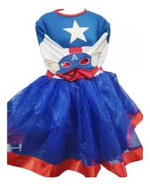 Comprar Disfraz De Super Héroes Mujer Heroínas Mujer Maravilla, Capitana America Girl, Super Niña, Batichica, Ladybug, Mujer Araña Día Del Niño