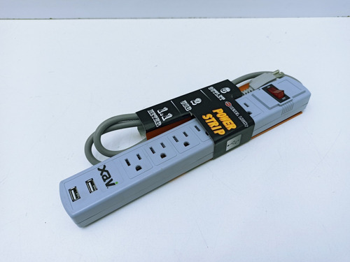 Imagen 2 de 3 de Regleta Electrica Extension 6 Toma 2 Usb Diese Nt. 3744 Xavi