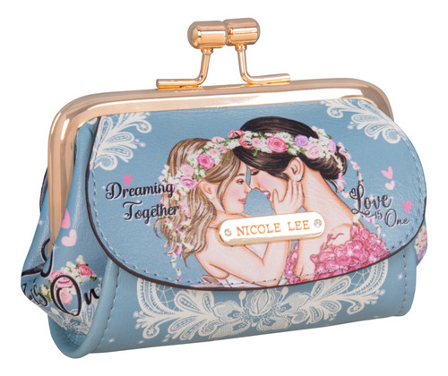 Mini Monedero Nicole Lee Hadlee 3 Compartimentos Fw23 Color Dreaming Together