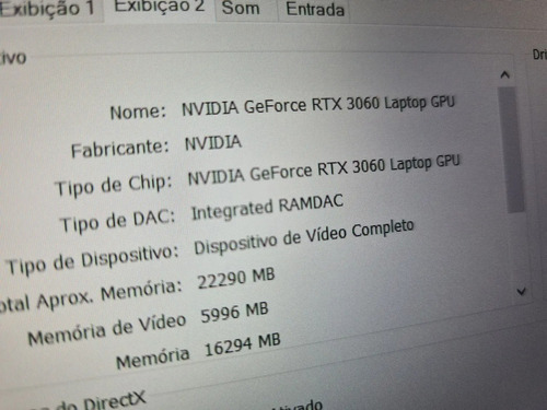 Notebook Gamer Msi Rtx 3060, Tela 144hz, I7 10th, 32gb Ram Preto (Usado)