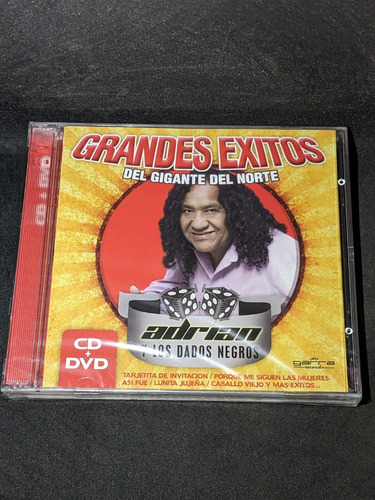 Cd Adrian Y Los Dados Negros Grandes Exitos Dvd Supercultura