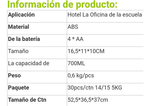 Imagen 4 de 4 de Dispensador De Gel O Jabon Automatico 700ml Cero Contacto