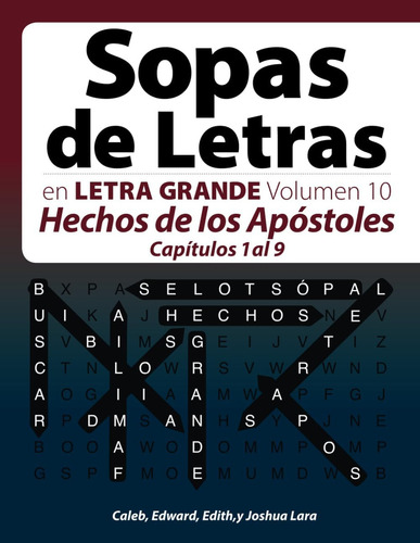 Libro Sopas De Letras En Letra Grande Volumen 10 Hechos De, De Lara, Caleb E. Editorial Oem, Tapa Dura En Español