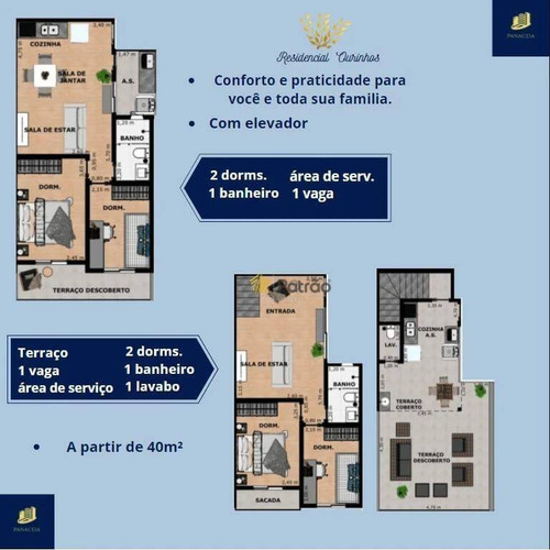 Imagem 13 de 13 de Apartamento Com 2 Dormitórios À Venda, 43 M² Por R$ 313.000,00 - Jardim Alvorada - Santo André/sp - Ap3958