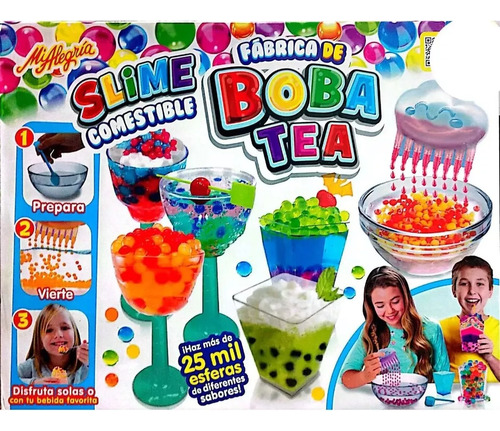 Fabrica Slime Comestible Boba Tea 