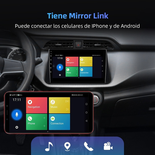 Cc-j Estéreo Android Para Nissan Kicks Micra 2016-2020