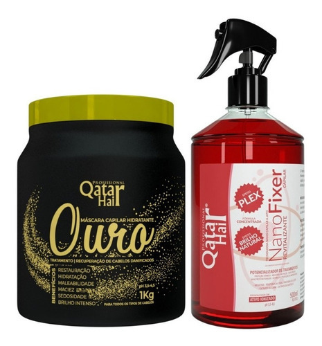 Nanofixer Ion Revitalizante + Máscara Ouro 1kg Qatar