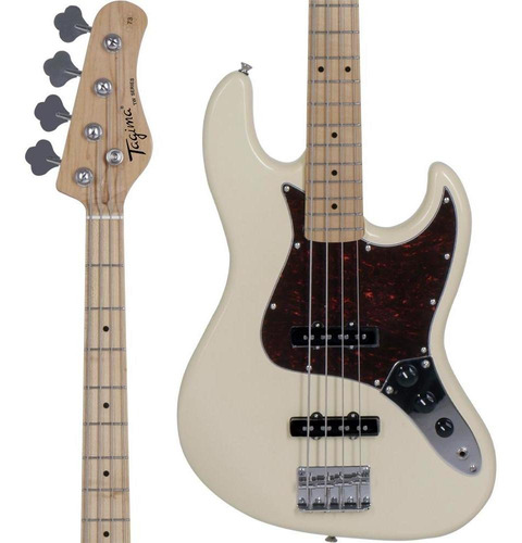 Baixo Tagima Tw73 Olympic White Jazz Bass Tortoise