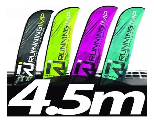 Pack 35 Asta De Bandera 4.5m Flag Banner