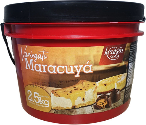 Pasta Concentrada Variegato Keuken Maracuya Semillas X 2,5kg