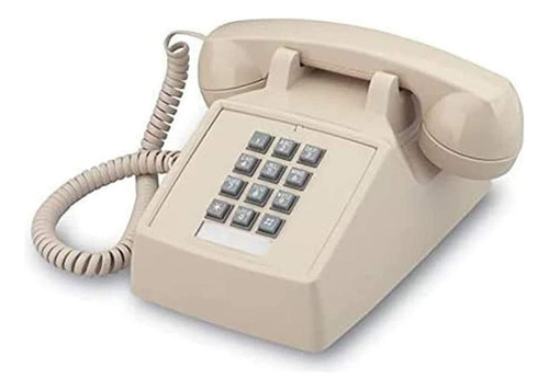 Teléfono De Escritorio Analógico Clásico De Una Sola Línea 2
