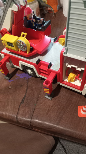Camión De Bomberos Playmobil 4820 Rojo