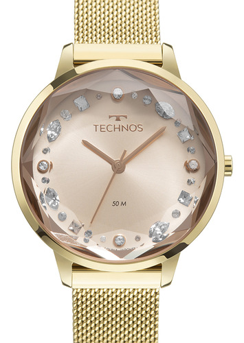 Relógio Technos Feminino Crystal 2036mmw 1t