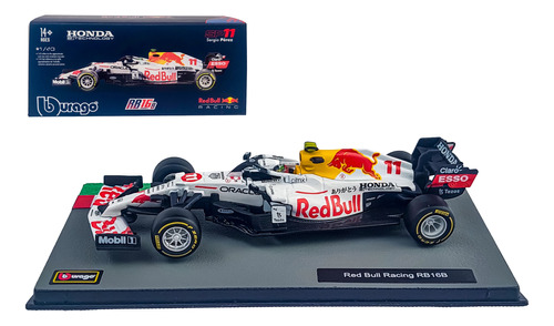 Red Bull Checo Pérez #11 F1 Rb16b Autos A Escala 1:43 Blanco