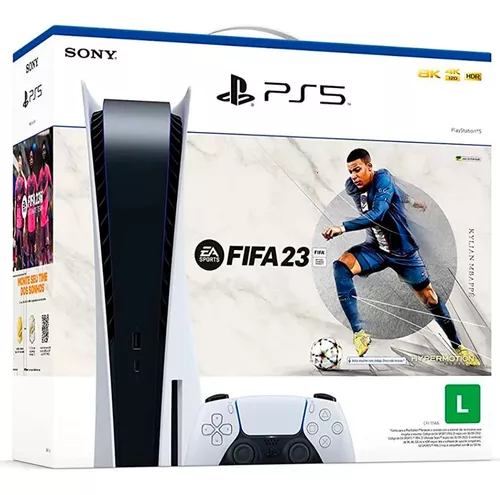 Playstation 5 Mídia Física Com Fifa 23 Branco Sony