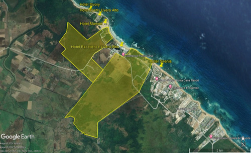 Vendo Terreno De 3,850,000 Metros Con Frente De Playa En Playa Uvero Alto, Punta Cana, República Dominicana