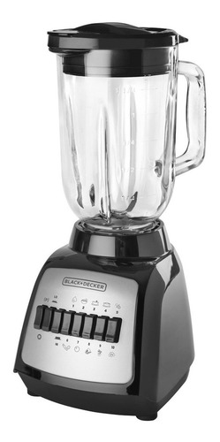 Imagen 2 de 2 de Licuadora Black+Decker Durapro BLBD210G 1.24 L negra con vaso de vidrio 120V