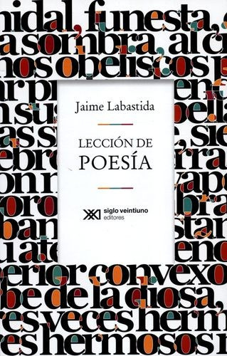 Libro Lección De Poesía