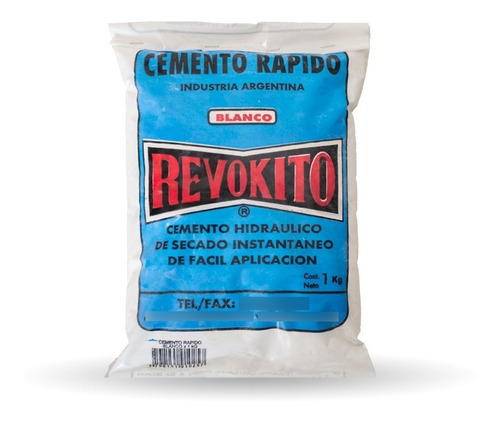 Cemento Rápido Blanco Revokito X 1 Kg