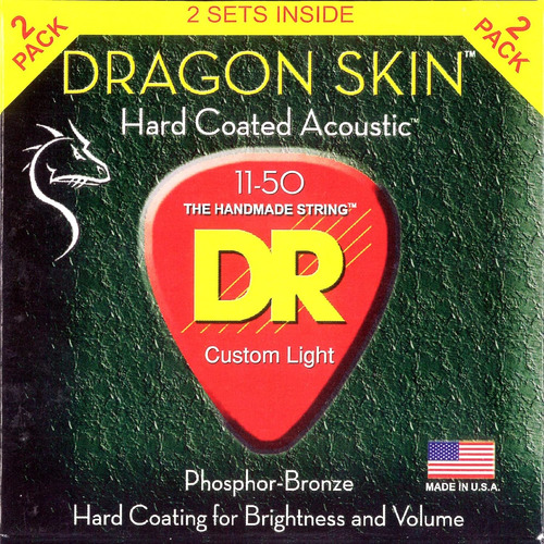 Encordas Para Acustica | Dragon Skin | Dsa-2/11 | 011-50