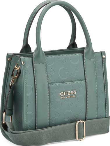 Bolsa Satchel Para Mujer Logo Estampado Factory Guess