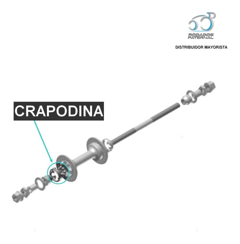 Imagen 3 de 7 de Crapodina Grapodina Maza Trasera / Delantera Gruesa Bolilla