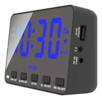 Comprar Relojes Despertadores  De 12\u002F24 Horas Con Función De Radio